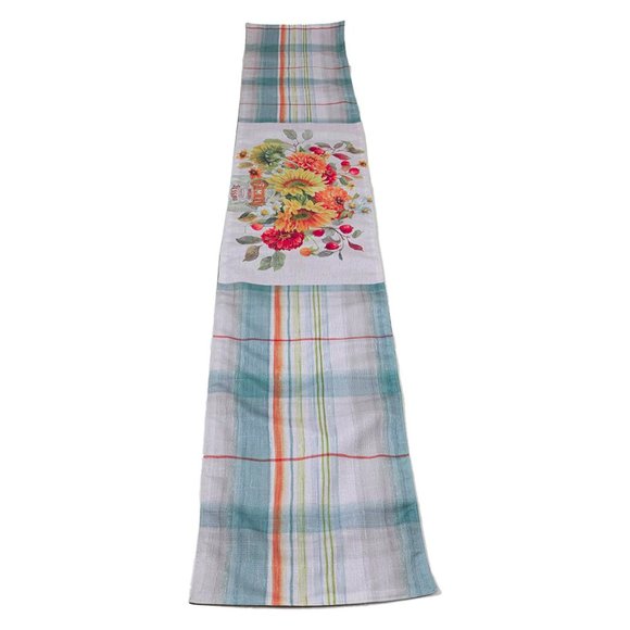 Manual Woodworkers Table Runner Autumn in Bloom 13x72 inches - Picture 1 of 3